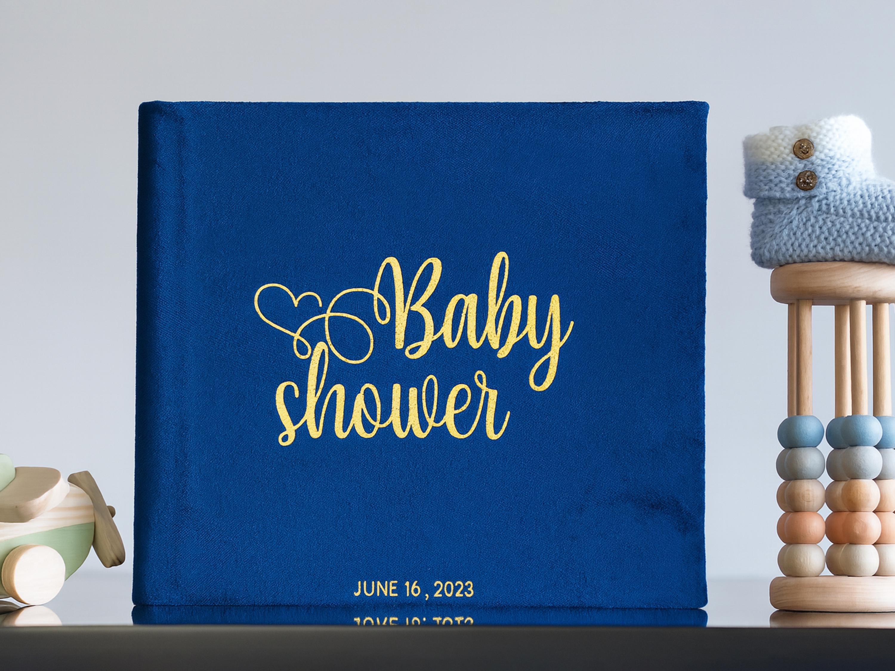Personalized Baby Memory Book for Boys – First Year Keepsake Album | Modern Baby Shower Gift | New Mom Gift | Story of You