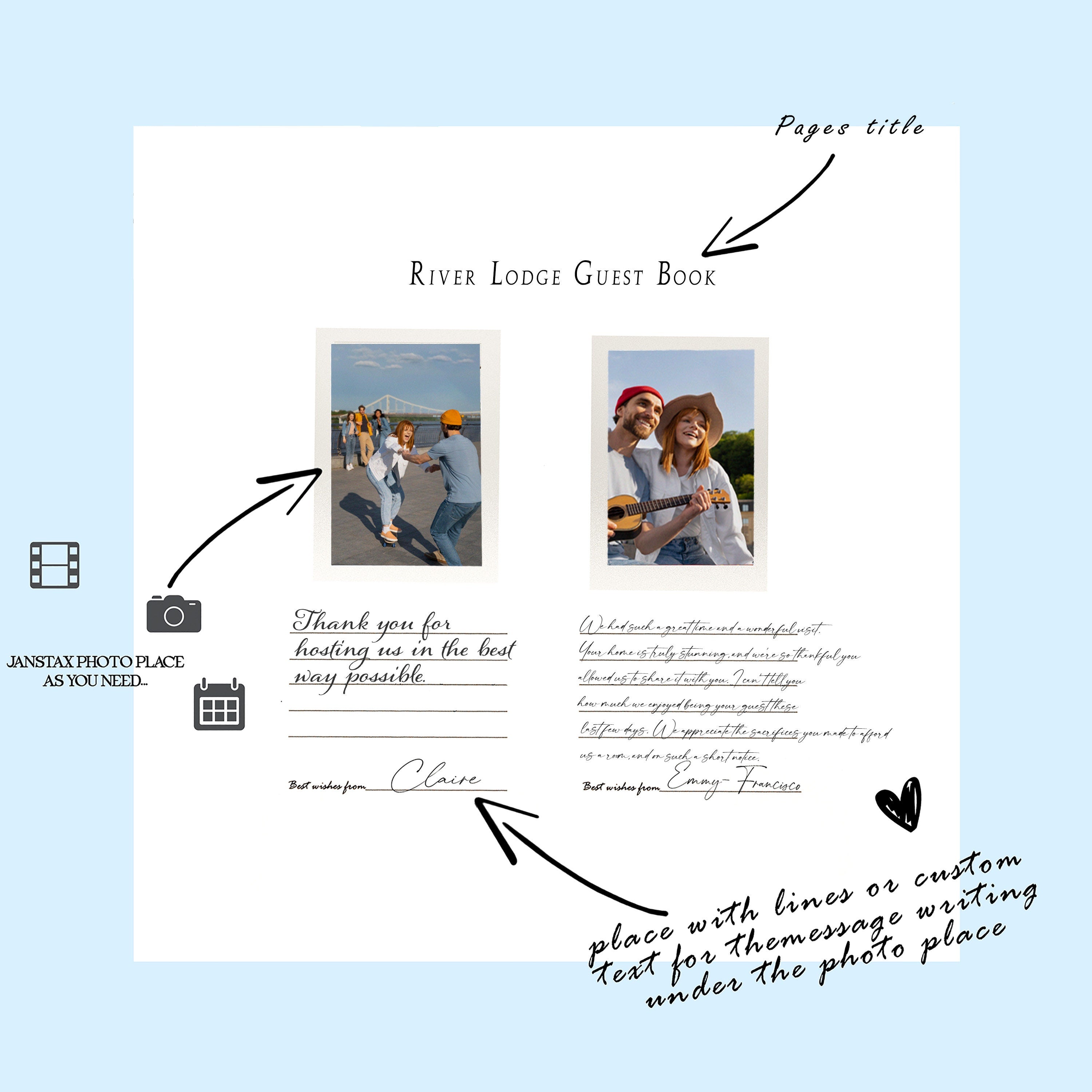 AirBNB Welcome Book, Airbnb Guest Book, Vrbo Guest Book, Airbnb Host, Airbnb Memory Book, Printable Airbnb, Airbnb Sign, Instax Airbnb Book