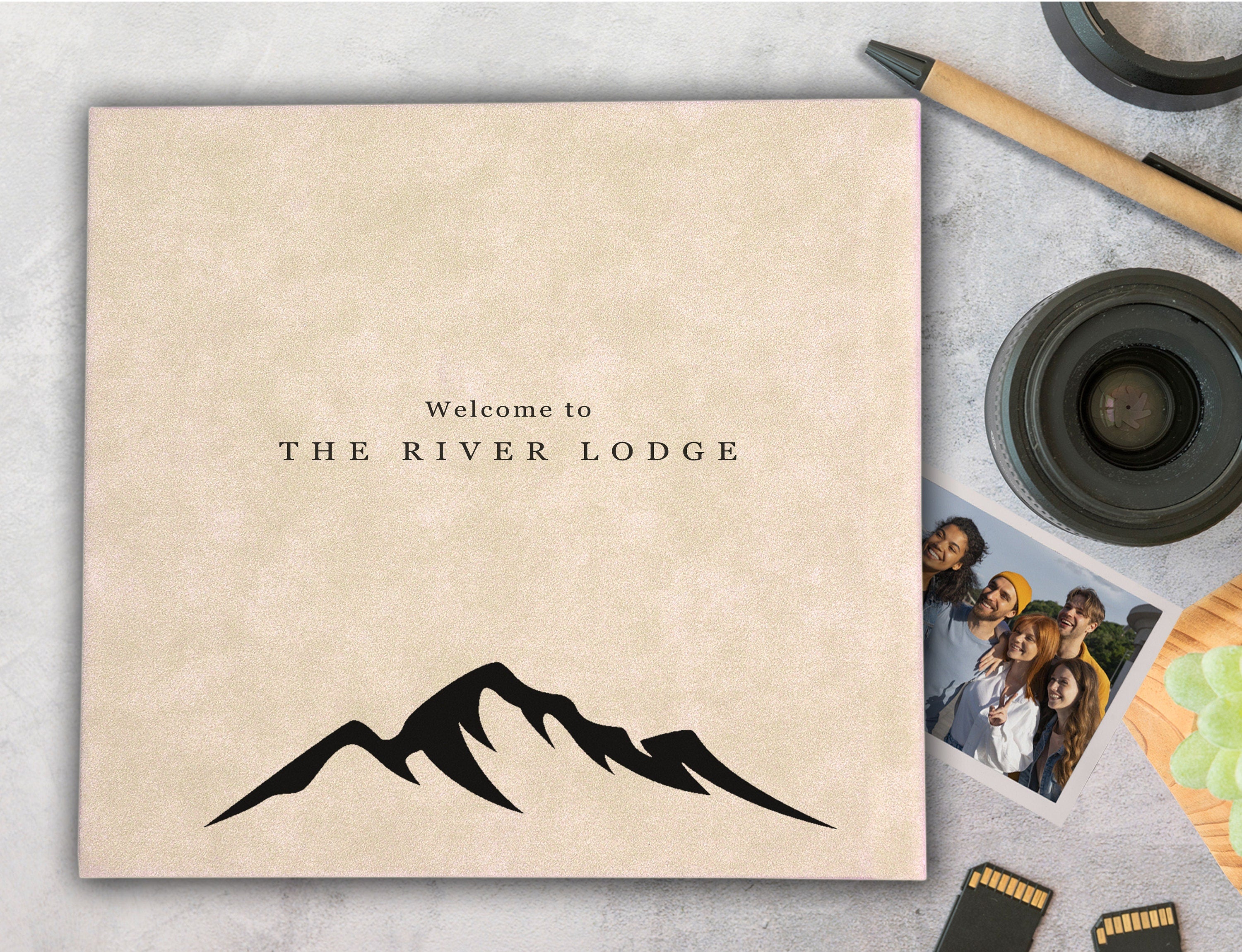 Airbnb Guest Book Guest House Book Airbnb Memory Book Cabin Lodge Welcome Book Guest Log Summer Home Book Welcome Book Album Pen Gifted