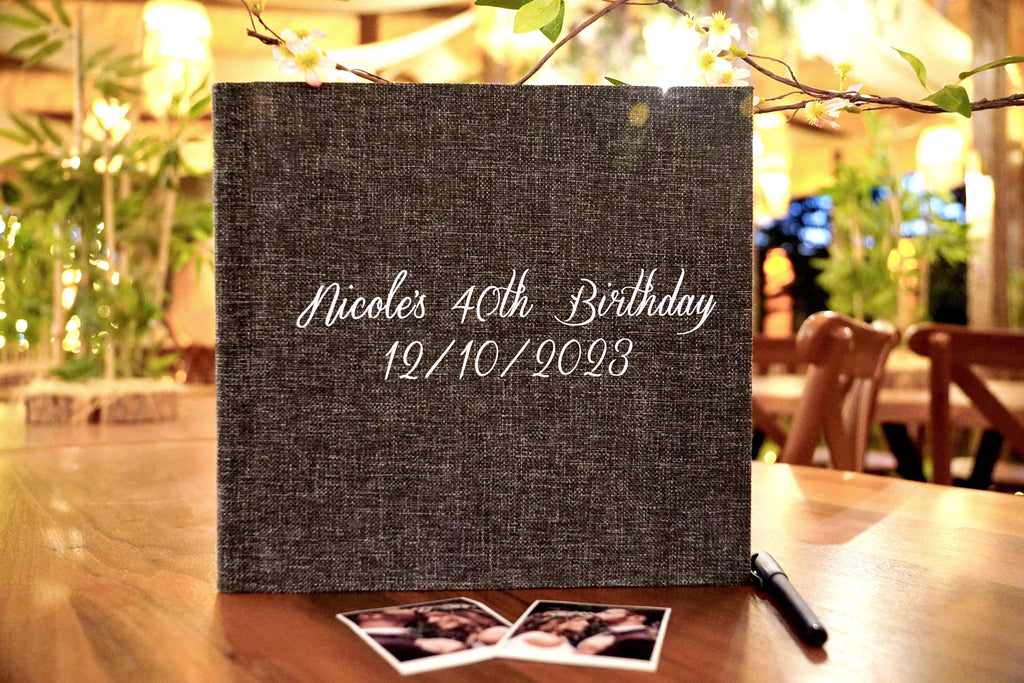 Personalized Birthday Guest Book