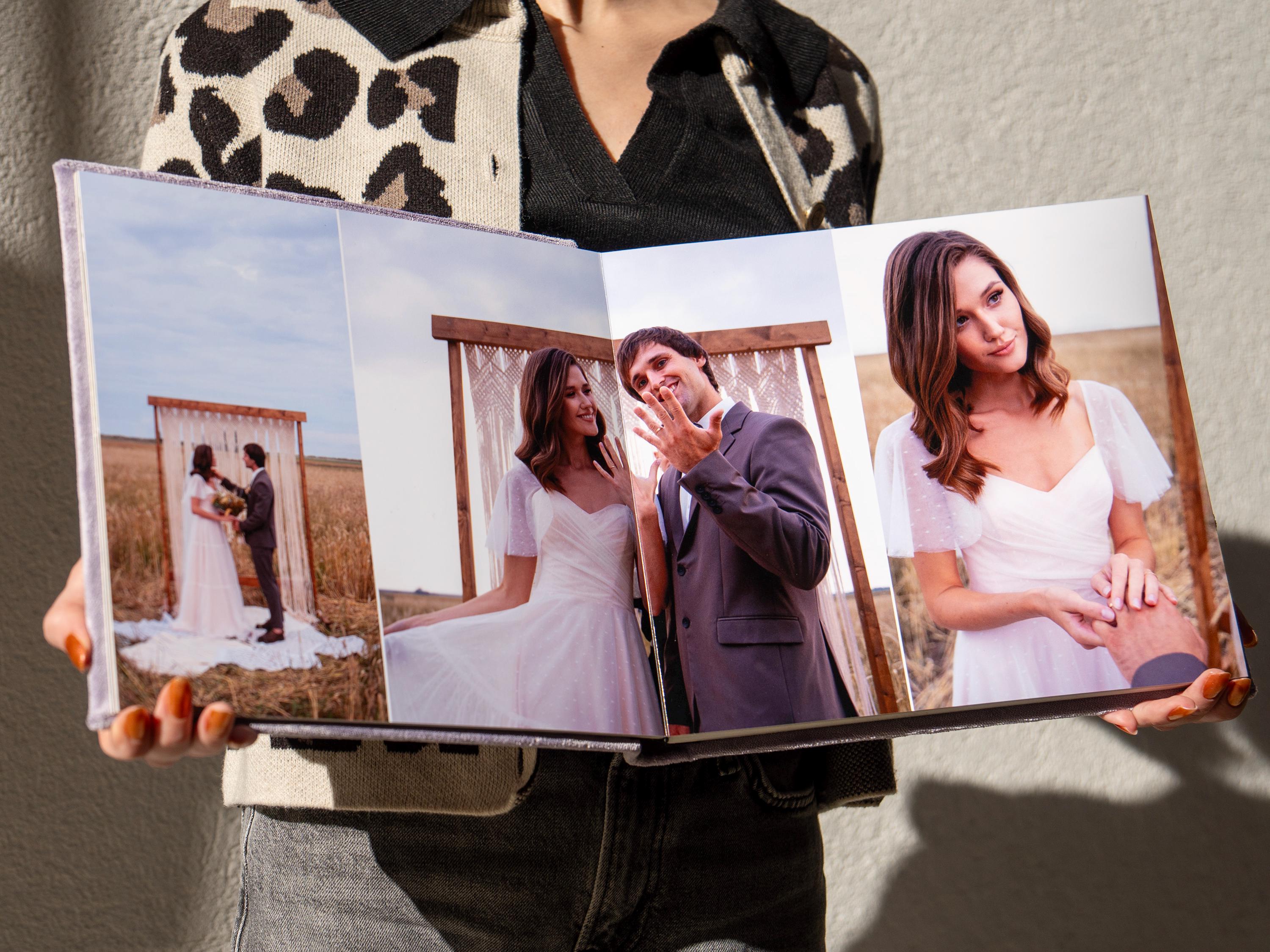 Lay Flat Wedding Album