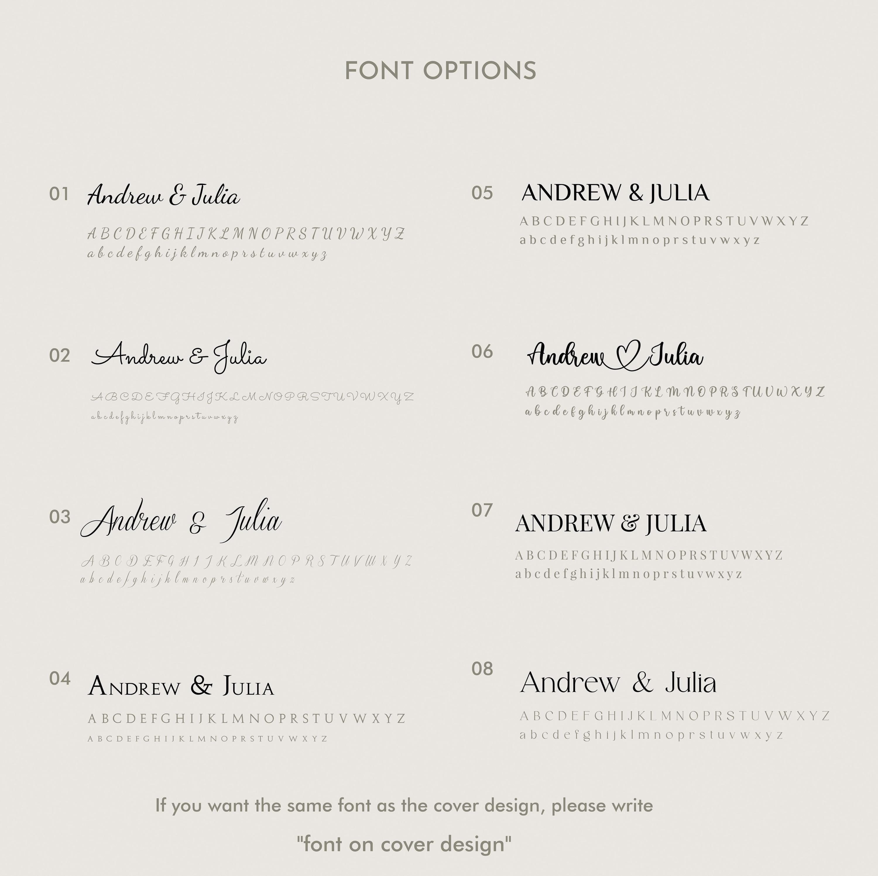 Lay Flat Wedding Album