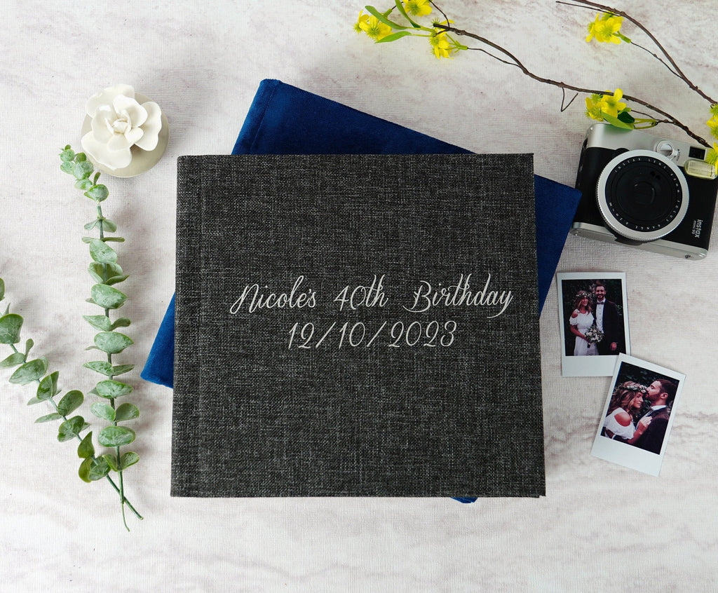 Personalized Birthday Guest Book