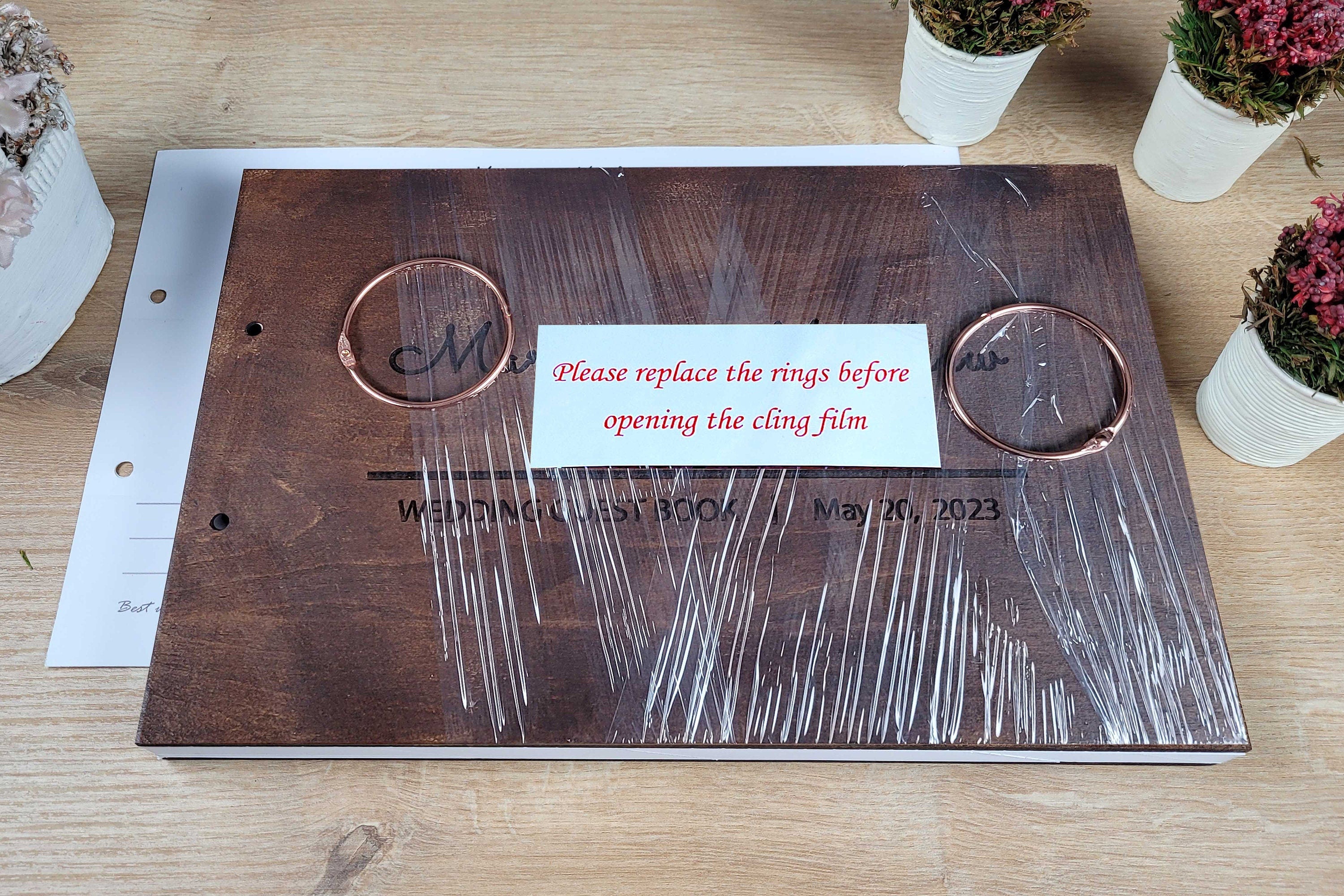 Wedding Guest Book, Wood Guest Book, Custom Picture Book, Instax Memory Book, Instax Guest Book, Wood Personalized Instant Photo Book